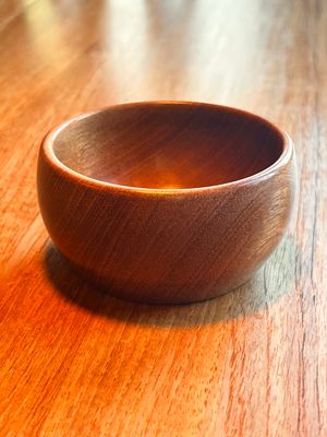 Mini Hand Turned Wood Bowl - Sapele