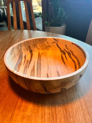 Spalted Ambrosia Maple Bowl - Large