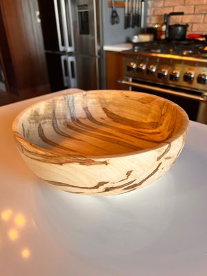 Spalted Ambrosia Maple Bowl - Large