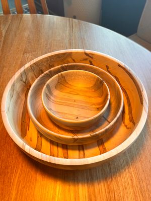 Spalted Ambrosia Maple Bowl - Medium