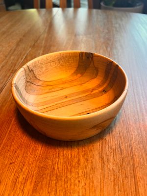 Spalted Ambrosia Maple Bowl - Small