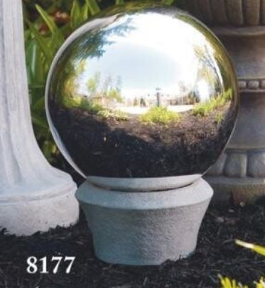 4" GLOBE HOLDER FOR BIRD BATH OR ANY FLAT SURFACE