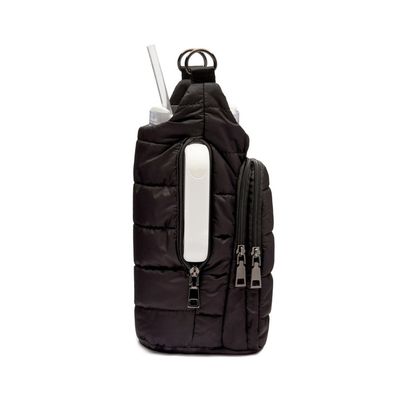 Hydrobag HANDLE -Black Matte with Vegan Leather Trimmed Strap
