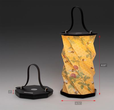 Modgy Candace Wheeler Bees Origami Lantern