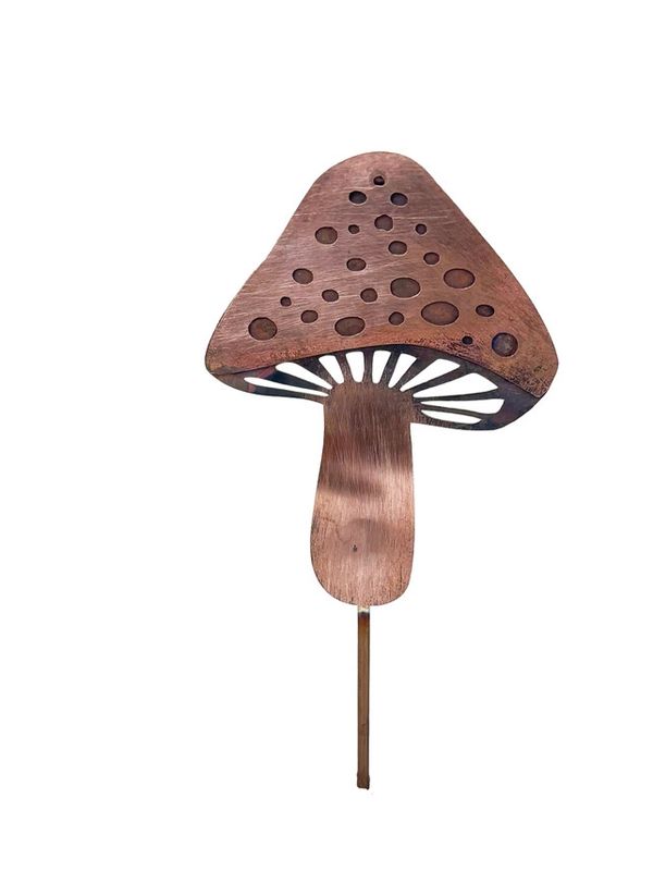 COPPER TOADSTOOL STAKE - NATURAL