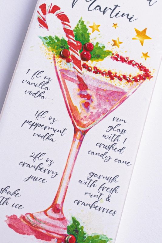 FLATYZ - HAND CRAFTED ARTIST CANDLE PEPPERMINT MARTINI RECIPE