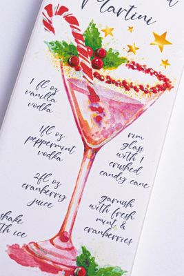 FLATYZ - HAND CRAFTED ARTIST CANDLE PEPPERMINT MARTINI RECIPE