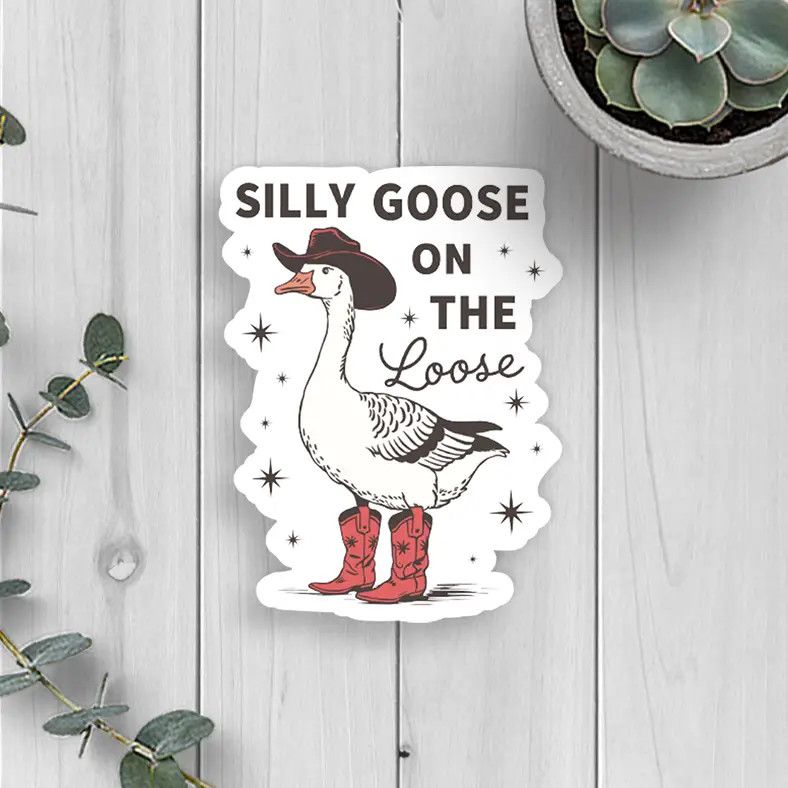 Silly Goose on the Loose Sticker