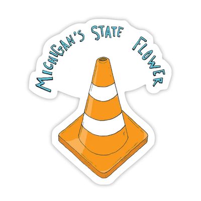 Michigan State Flower Sticker