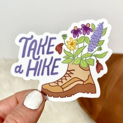 Take a Hike Nature Sticker