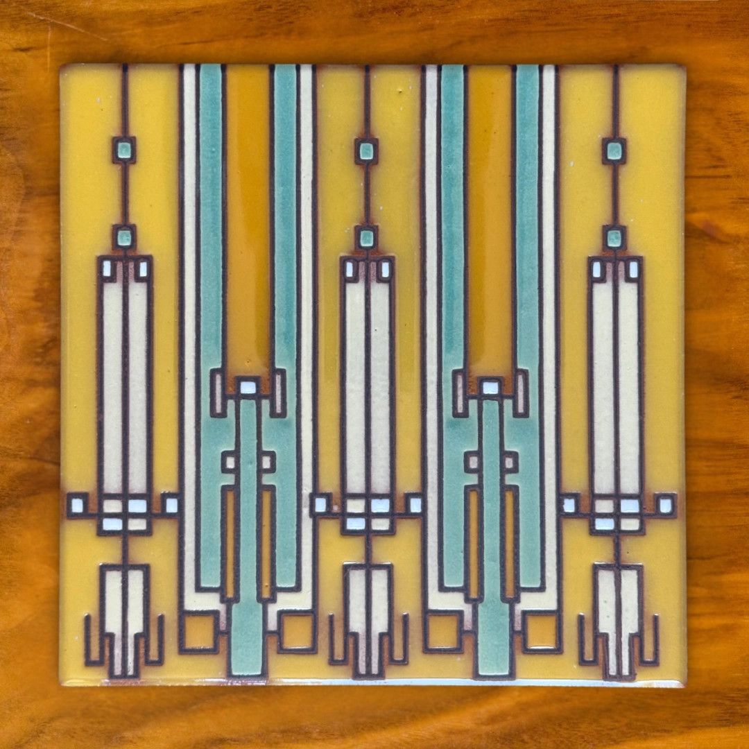 6X6 ART TILE - FRANK LLOYD WRIGHT COONLEY HOUSE