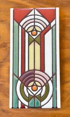 3X6 ART TILE - FRANK LLOYD WRIGHT APRIL SHOWERS