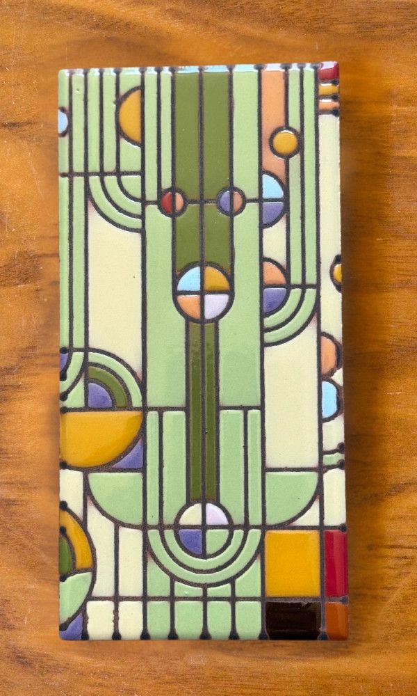 3X6 ART TILE - FRANK LLOYD WRIGHT SAGUARO FORMS