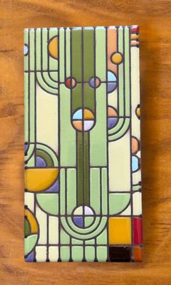 3X6 ART TILE - FRANK LLOYD WRIGHT SAGUARO FORMS