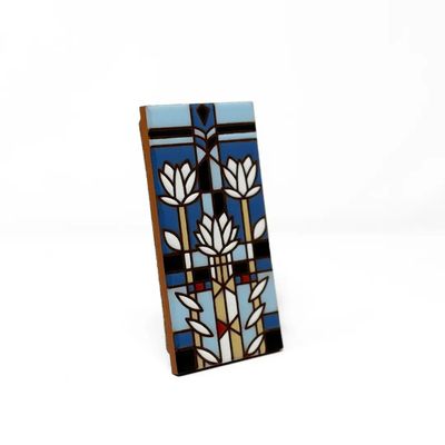 3X6 ART TILE - FRANK LLOYD WRIGHT WATERLILIES