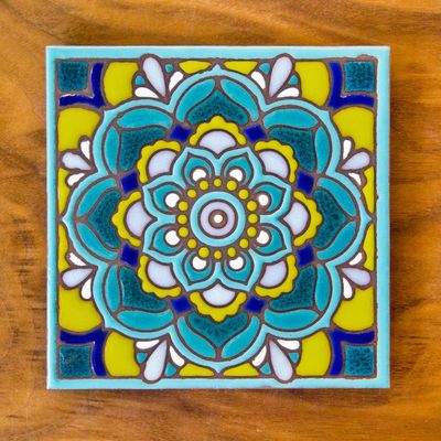 6X6 ART TILE - TRADITIONAL MANDALA