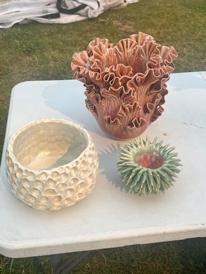 RUFFLE VASE - ROSE PINK