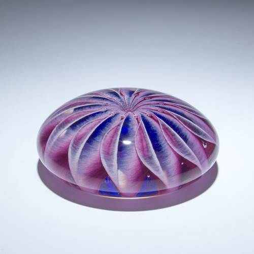 PURPLE SEA STAR PAPERWEIGHT - HAND BLOWN GLASS