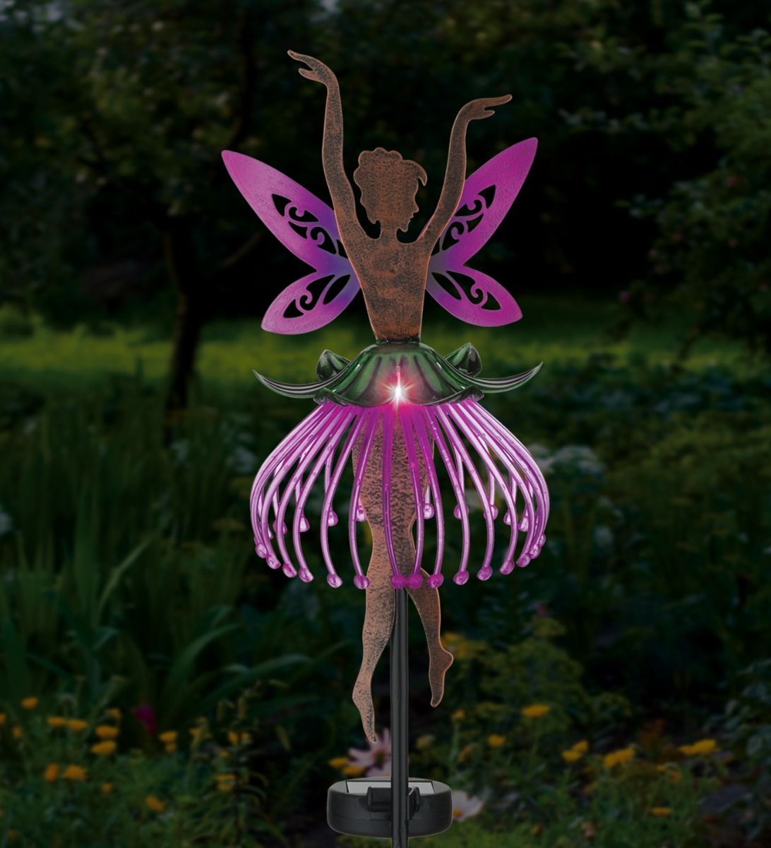 FAIRY DANCER SOLAR STAKE - PINK