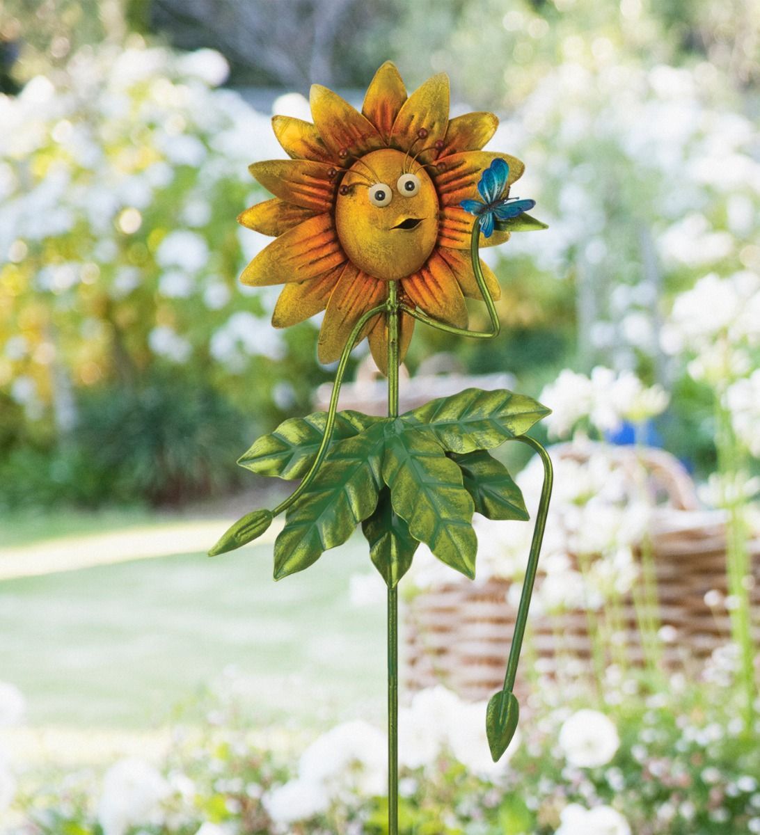 BE JOLLY GARDEN STAKE - SUNFLOWER