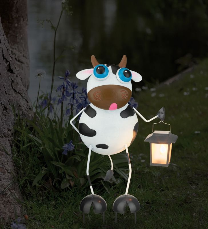 BACKYARD SOLAR STAKE - COW