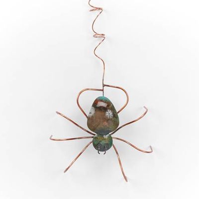 HANGING COPPER SPIDER
