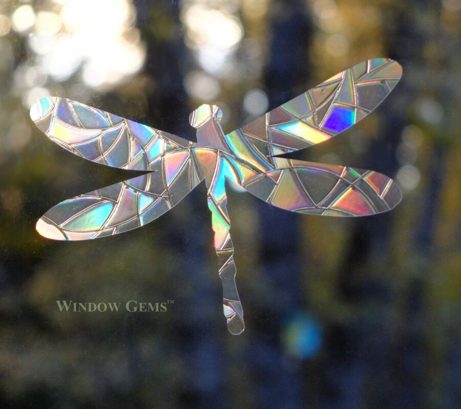 DRAGONFLY WINDOW CLING - PREVENT BIRD STRIKES