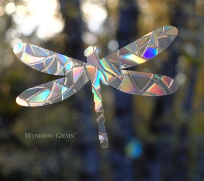 DRAGONFLY WINDOW CLING - PREVENT BIRD STRIKES
