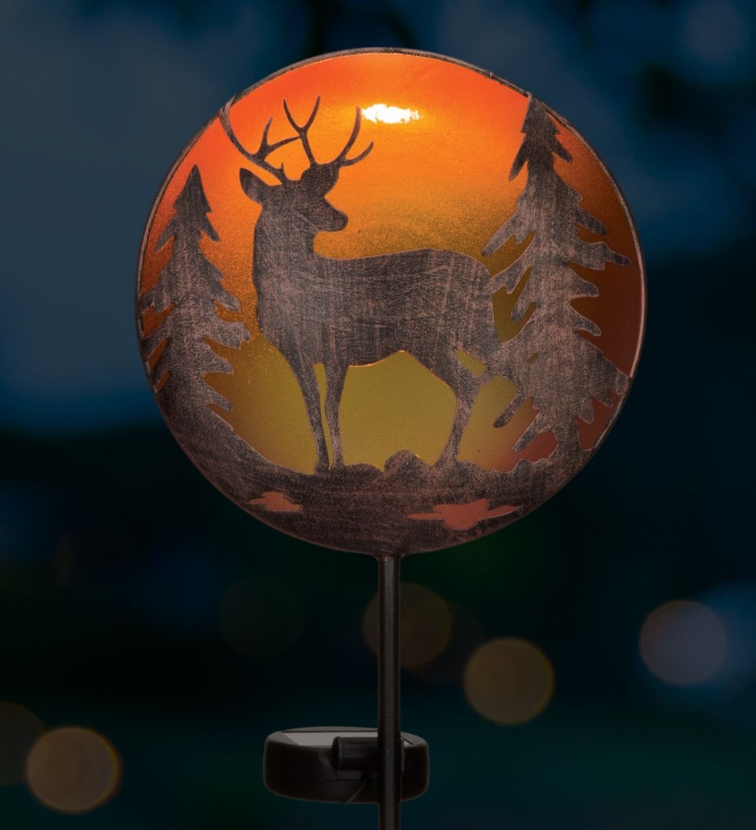 NIGHT SKY SOLAR STAKE - DEER
