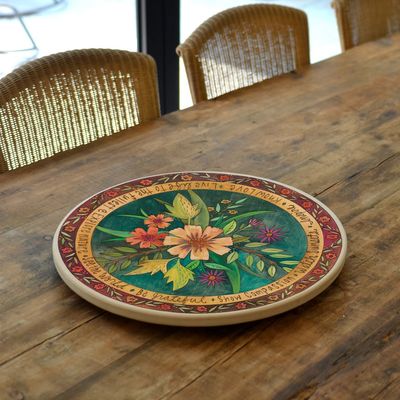 "SPRIGS OF SPRING" LAZY SUSAN By Sincerely Sticks