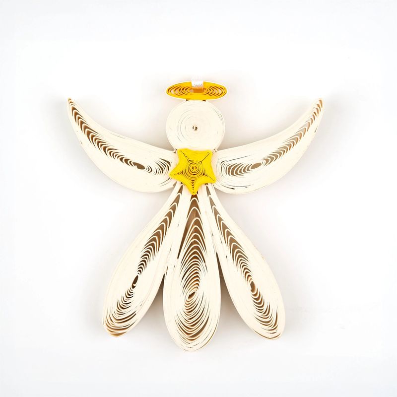 QUILLED ANGEL ORNAMENT