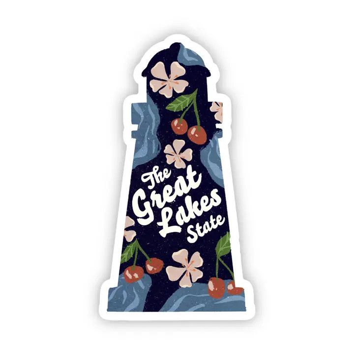 &quot;The Great Lakes State&quot; Michigan Sticker