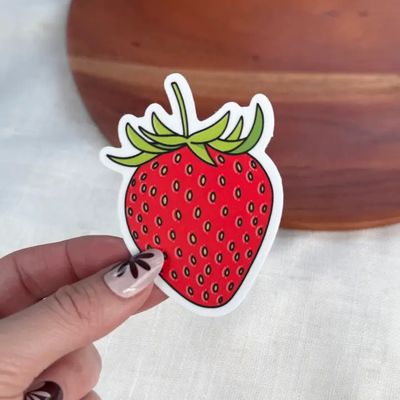 Strawberry Sticker