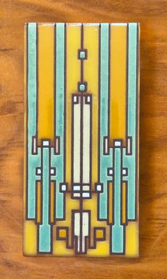 3X6 ART TILE - FRANK LLOYD WRIGHT COONLEY HOUSE