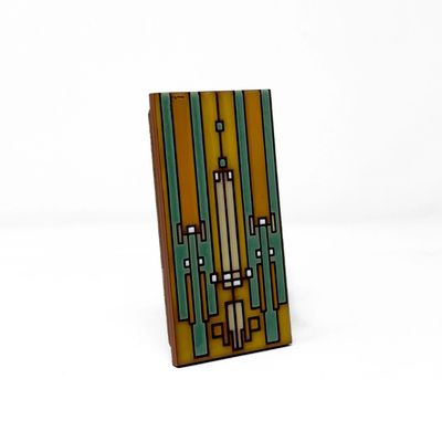 3X6 ART TILE - FRANK LLOYD WRIGHT COONLEY HOUSE
