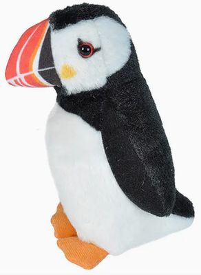 Atlantic Puffin Stuffed Animal W Sound 5.5&quot;