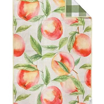 Peaches and Cream: Reversible Hand Towel