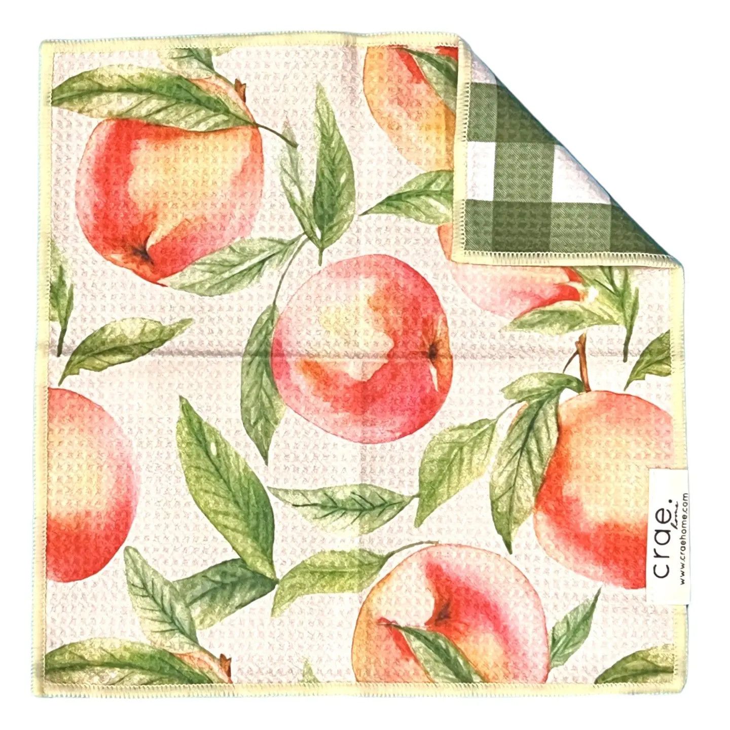Peaches and Cream: Reversible Washcloth