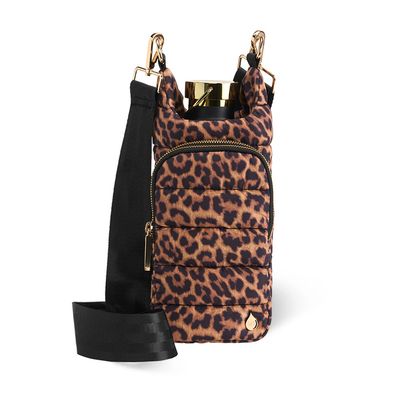 LEOPARD PRINT HYDROBAG W/ BLACK STRAP