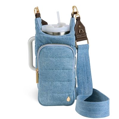 Hydrobag HANDLE - Light Denim with Gold Hardware