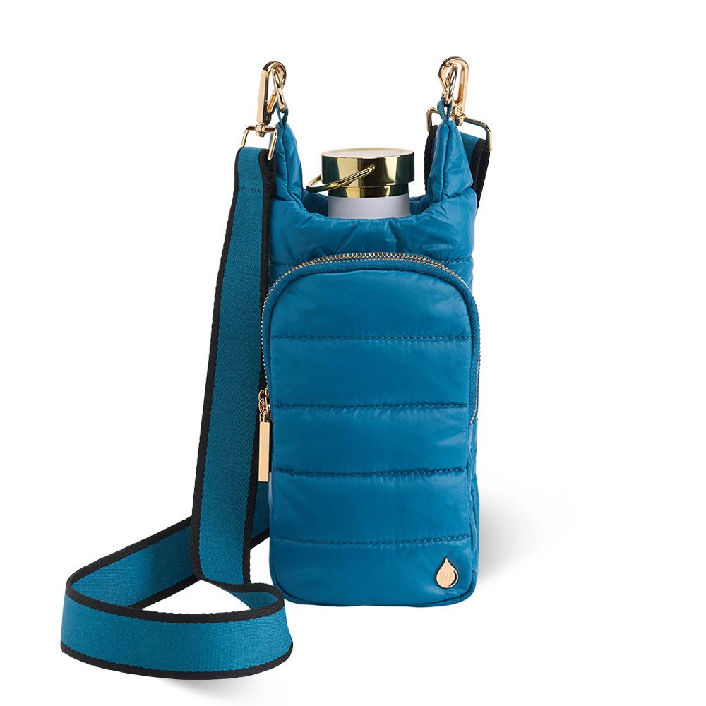 TEAL HYDROBAG W/TEALAND BLACK STRIPED STRAP