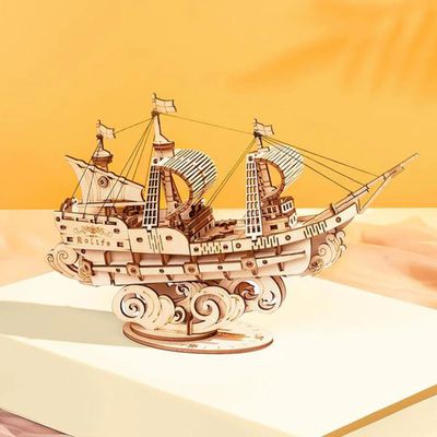 DIY SAILING SHIP MODEL 3D WOODEN PUZZLE