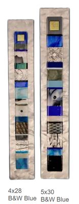 WALL TOTEM - 5" X 30" - B&amp;W BLUE
