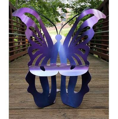 BUTTERFLY ROCKER CHAIR - BLUE BLACK