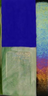 HORIZONTAL TOTEM SCULPTURE 24" X 8" - WATER