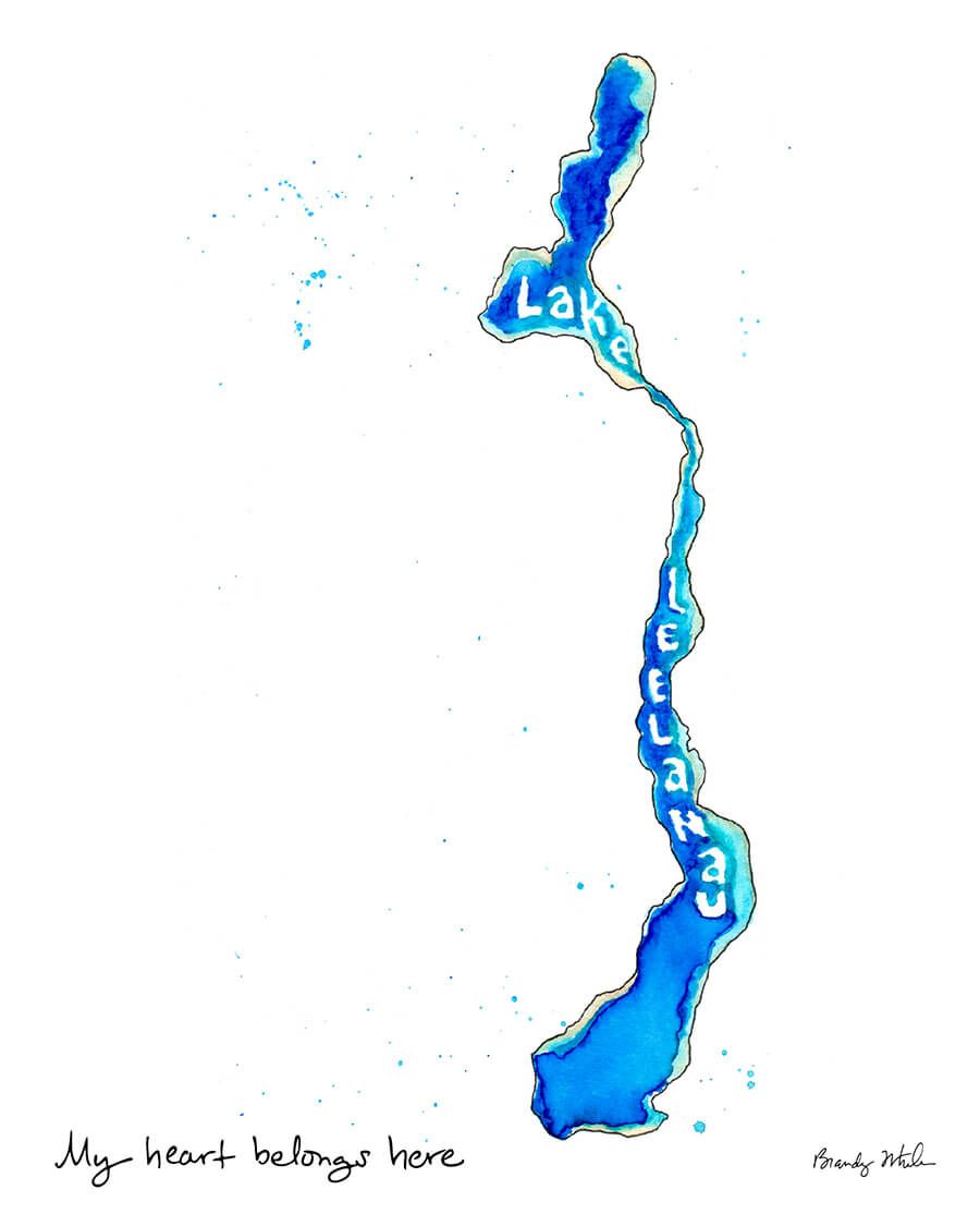 Lake Love by Brandy Wheeler, Style: Lake Leelanau, Size: 11x14