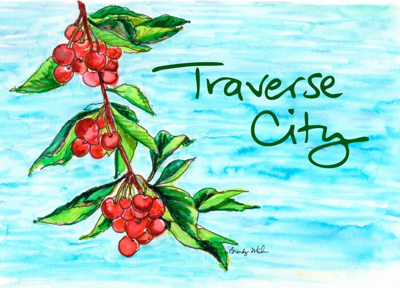 Postcard | Traverse City Cherries