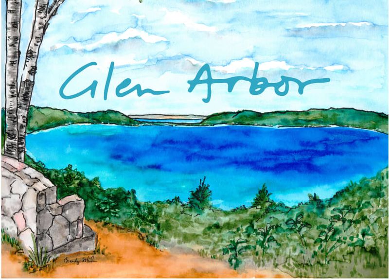 Postcard | Glen Arbor Inspiration Point
