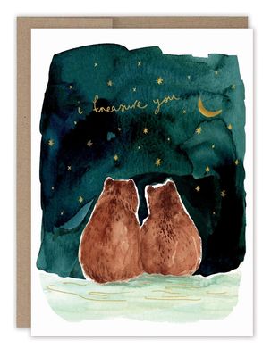 Bears I Treasure You | Anniversary Card