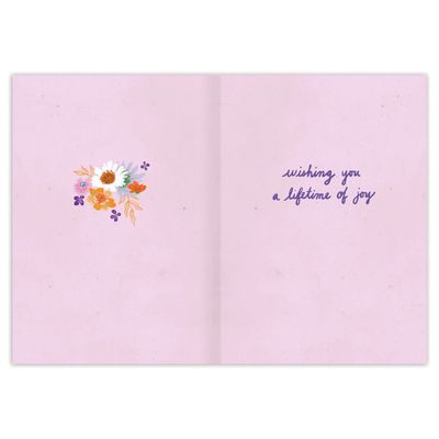 Floral Cake | Wedding Card